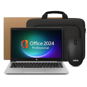 pack todo incluido/ hp elitebook 840 g6 /i5-8350u/16gb/240gb ssd/intel hd graphics/14" fhd/ + office 2024 pro + maletín y ratón inalámbrico