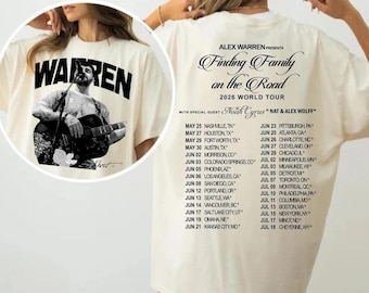 Alex Warren Eras Tour 2026 Vintage T-Shirt Design digital download