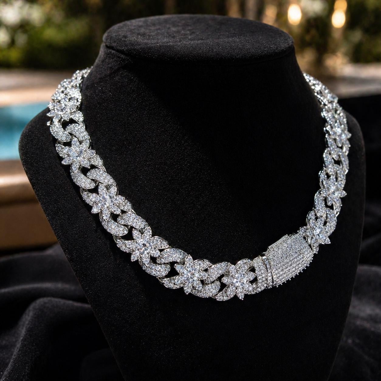 25mm Iced Out Cuban Chain - Etsy