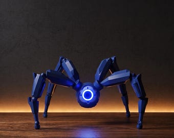 ARC Raiders Leaper RGB ferngesteuerte beleuchtete Figur / Magnetaktion Modell / Gamer Schreibtisch Dekoration / Einzigartiges Sci-Fi Geschenk