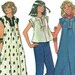 McCall's Sewing Pattern 1970s Caftan Tunic Maxi Mini Dress Boho Hippie Style A-Line Tent Dress Uncut Size 16 Bust 38