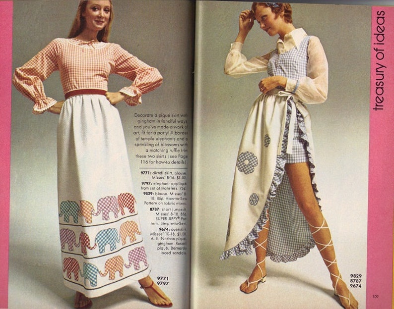 Simplicity 1970s Sewing Pattern Catalog Fashion Magazine Etsy