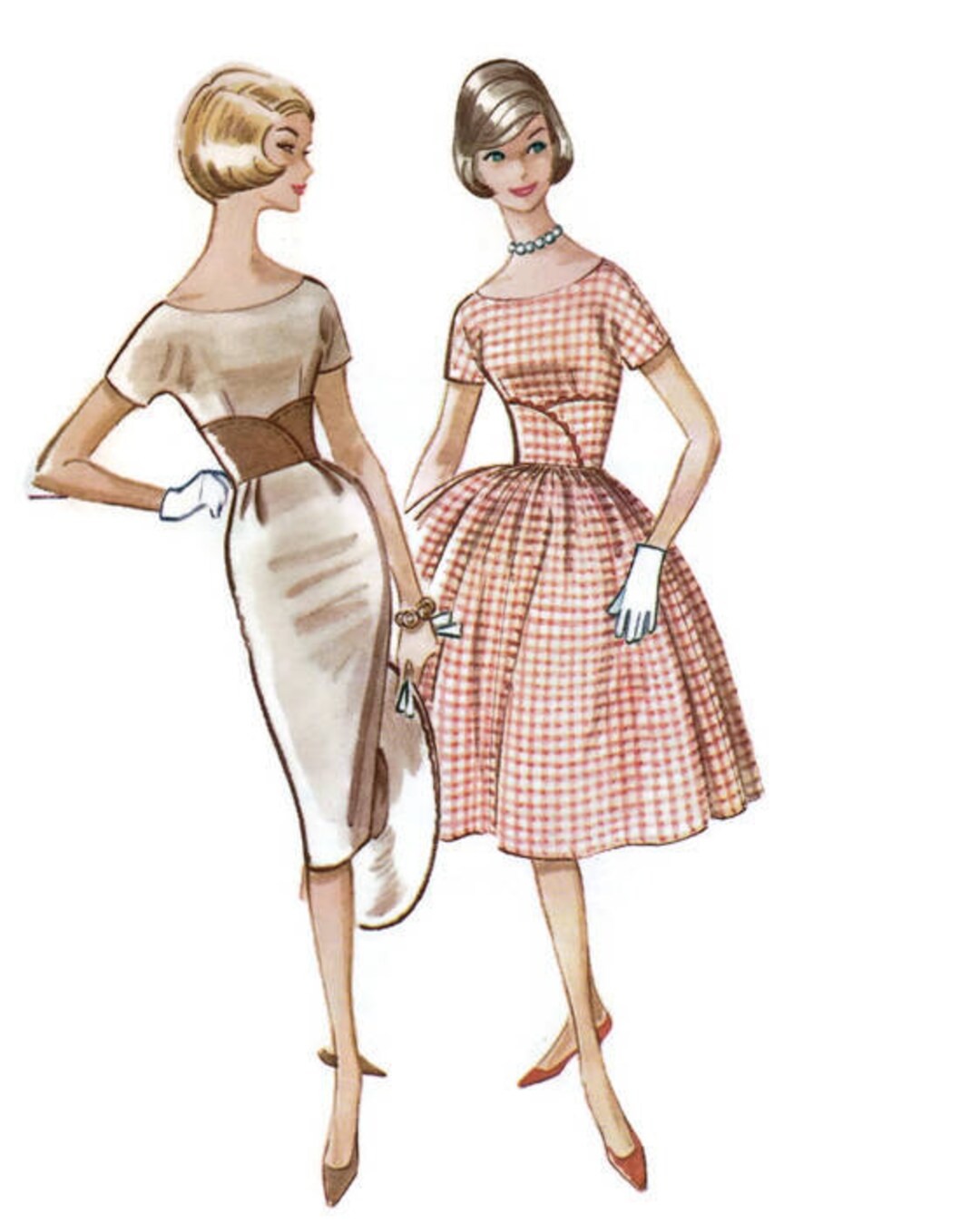Mccall's 5816 Sewing Pattern Vintage 1950s Rockabilly - Etsy