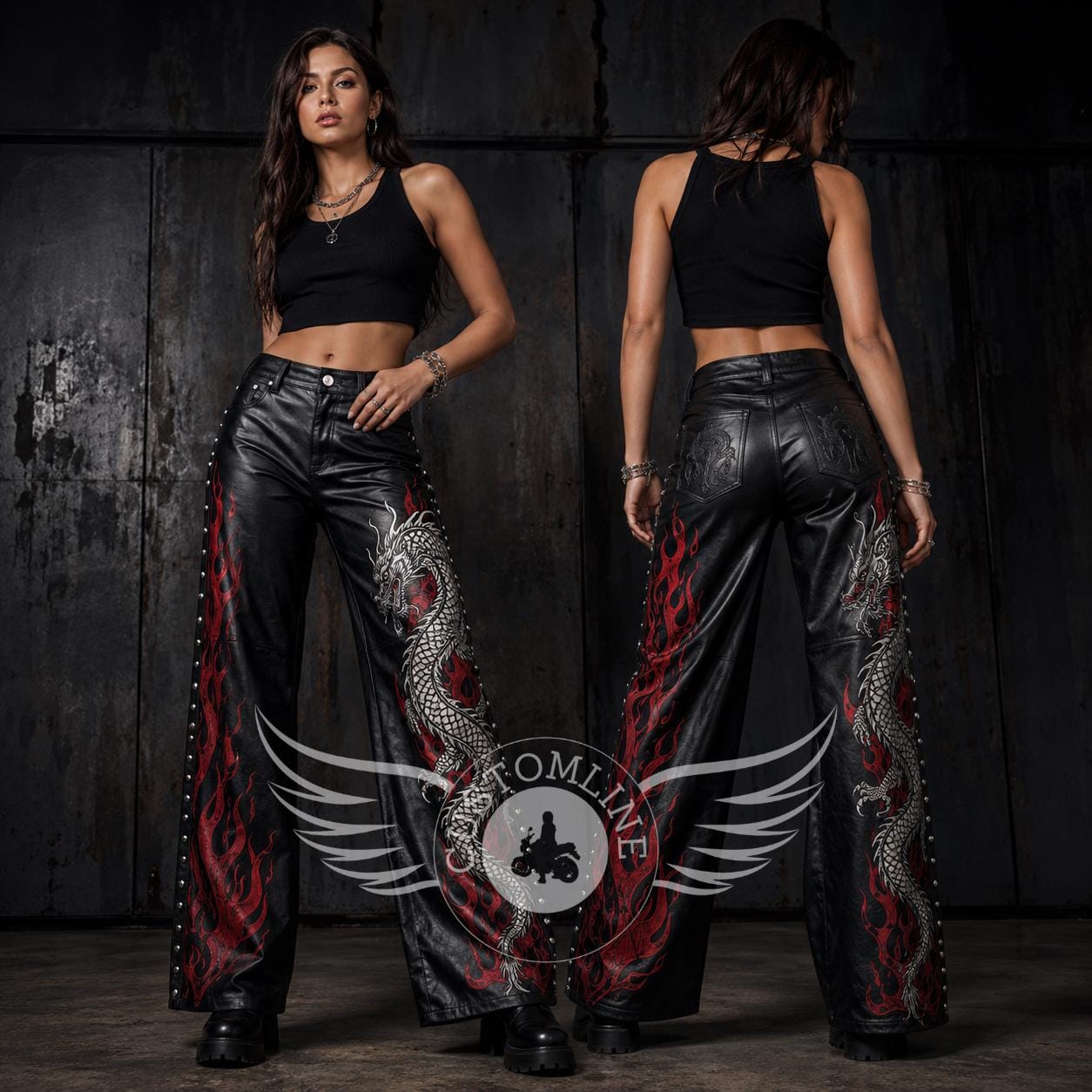 Japanese Dragon Pants - Etsy