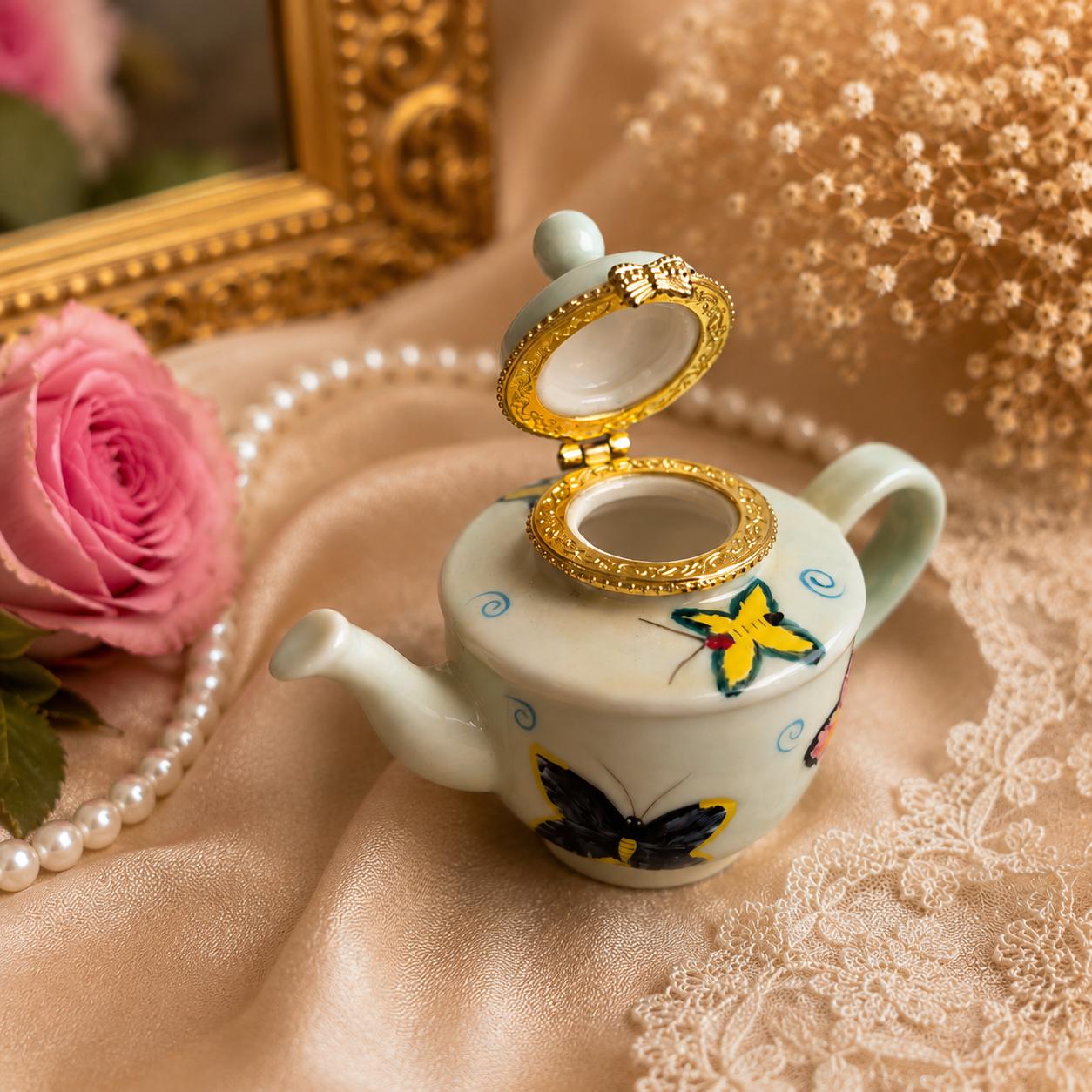Miniature Porcelain Hinged Trinket Box - Etsy - Page 3