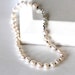 Hand Knotted Pearl Bracelet White Pearls Cultured Pearl - Etsy