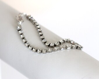 Majesty Synthetic Diamond Tennis Bracelets for Women Teen Girls Tennis Chain Bridesmaid Bracelets Gold Plated Cubic Zirconia Adjustable Bracelets