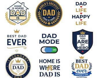Dad Ever PNG Bundle, Dad Life Design, Shirt Mug Sublimation SVG