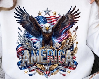 America 250 PNG SVG, Patriotic Eagle Design, USA Flag, Semiquincentennial Shirt Files