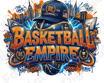 New York Basketball Empire PNG SVG, Knicks Fan Shirt Design, Game Day