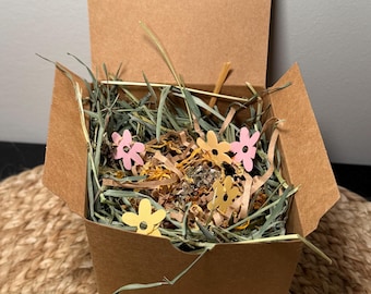 Maple’s Bloom Box | Rabbit Forage & Enrichment Box | Rabbit Enrichment | Rabbit Forage