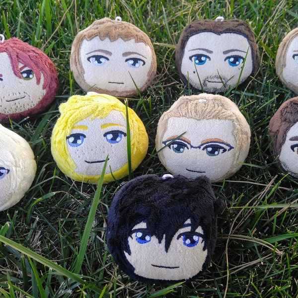 FFXV Manjuu Plush Keychains