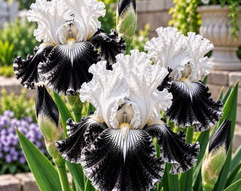 Heirloom Iris Seeds Colorful Blooms Cottage Garden Perennial Flowering Backyard Border Pollinator Hardy