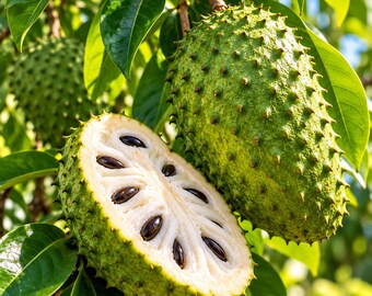 Soursop Seeds for Planting Graviola Guanabana Tropical Fruit Tree Home Garden