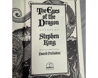 Drakens ögon Stephen King 1987 Första upplagan Viking David Palladini
