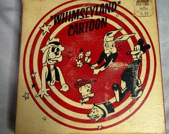 Vintage Brumberger Whimseyland Cartoon Keeper of the Lions 8mm Film 200ft Reel