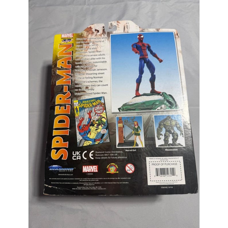 Action figure Marvel Select Spider-Man Special Collector Edition Diamond Select immagine 2