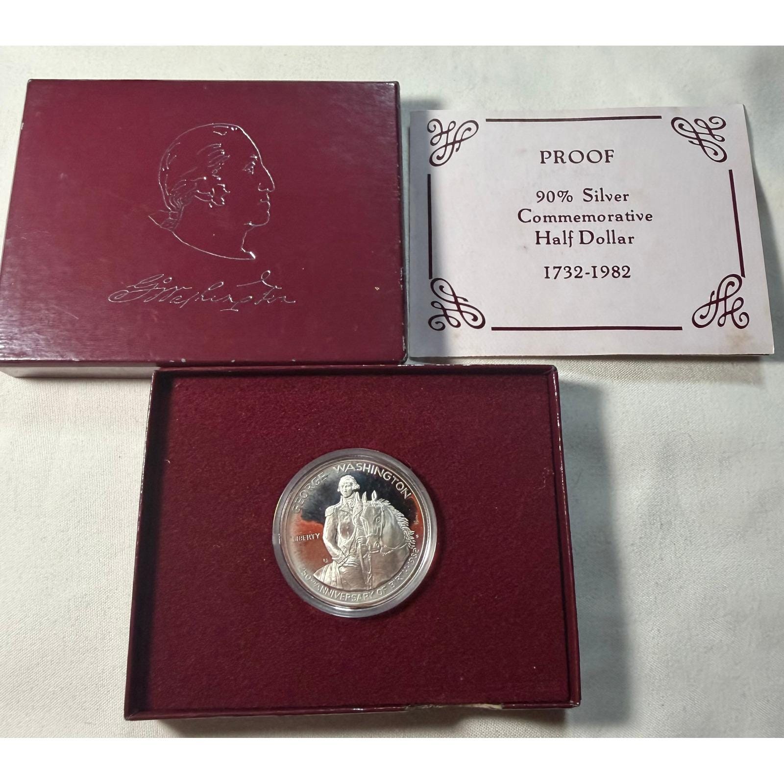 1982 george washington half dollar - Etsy 日本