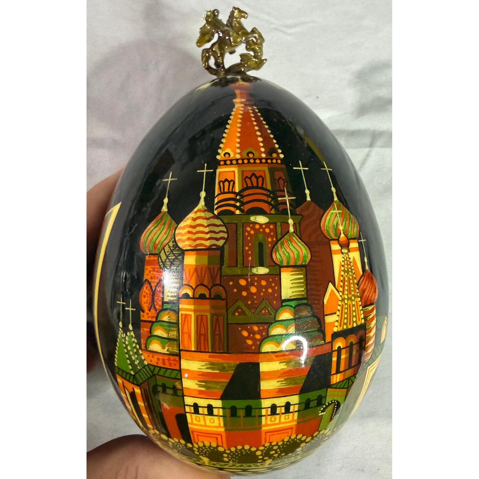 Russian lacquer egg - Etsy 日本