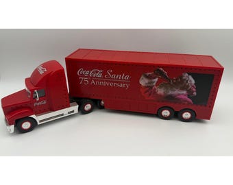 Camión semirremolque Coca-Cola Santa 75.º aniversario 2006 Promoción SCI Rojo T028