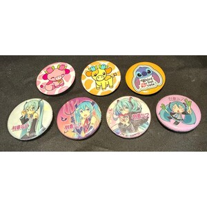Hatsune Miku Stitch Cow Anime Pinback Button Lot Vocaloid Disney 7pc Mixed Set