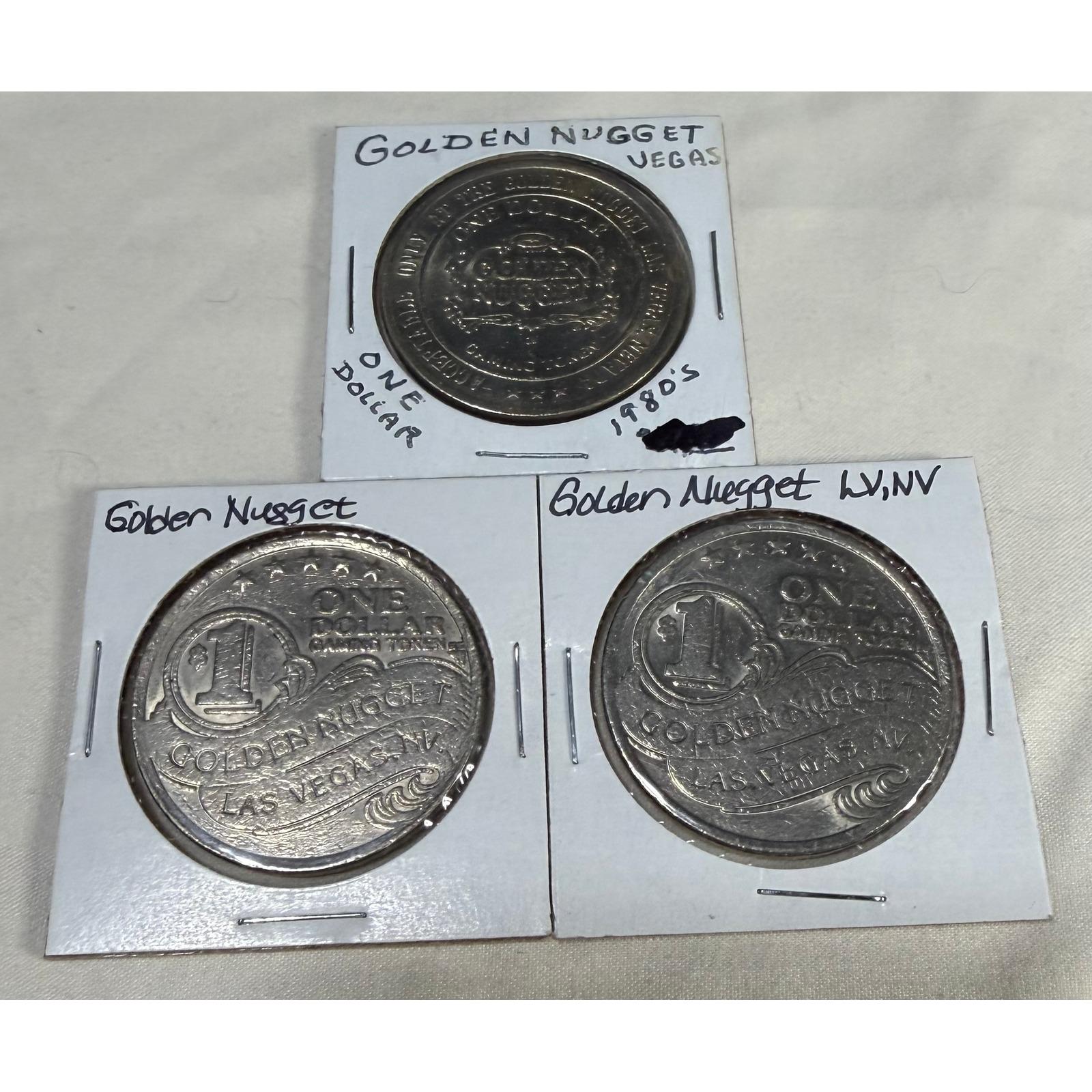 Vintage Golden Nugget Las Vegas Dollar Gaming Tokens (1980s) - Etsy