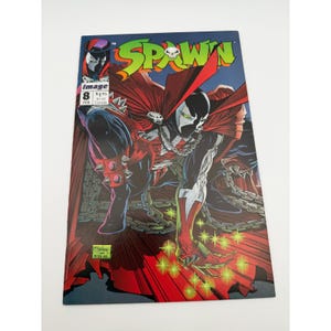 Spawn 8 Image Comics 1993 Todd McFarlane Frank Miller Poster Första trycket