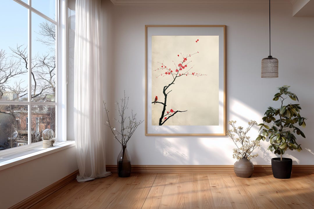 Cherry Blossom Art Print - Etsy