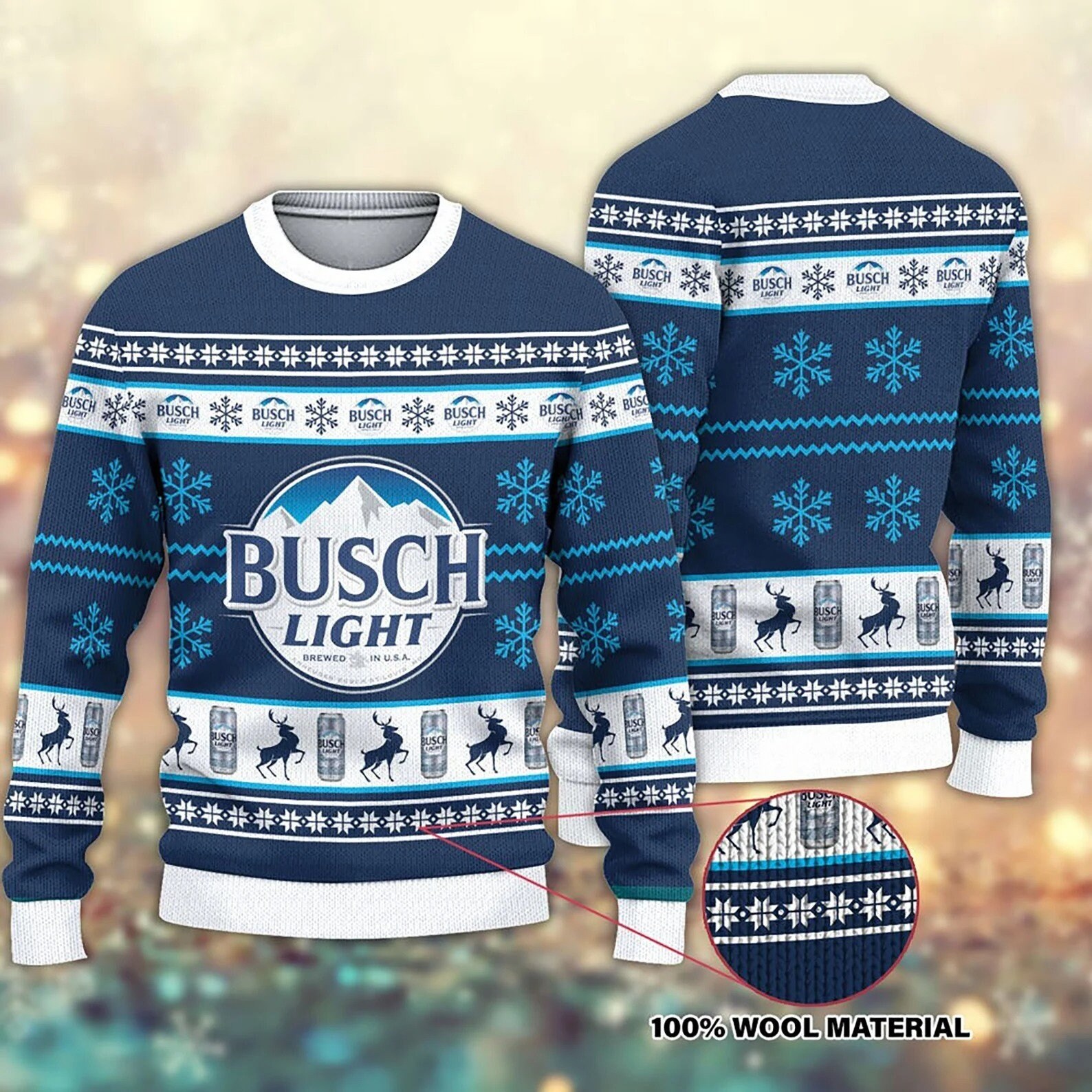 Discover Light Beer Beer Ugly Knitted Christmas 3D Sweater