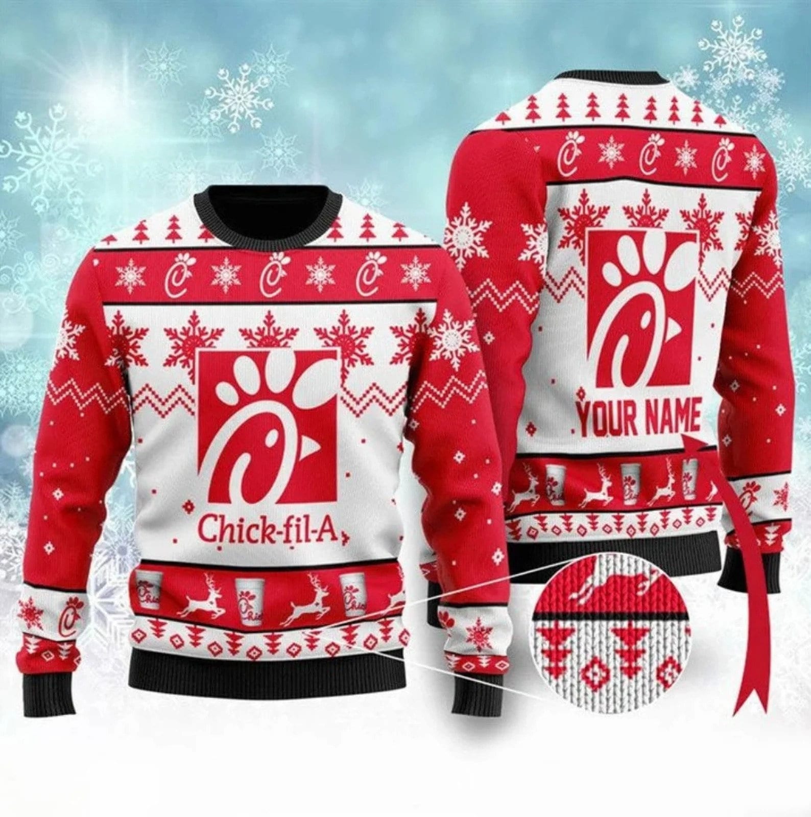 Discover Chick Fil A Ugly Knitted Christmas