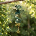 Dragon Crochet Wind Spinner PDF, Wind spinner Decor pdf, Amigurumi Dragon Mobile, Crochet Garden Ornament, Crochet home decor