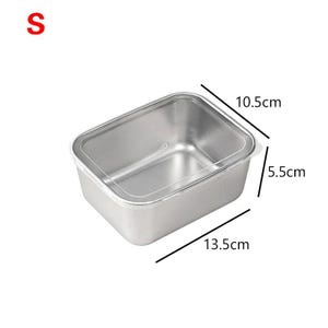 Molde rectangular de acero inoxidable para tiramisú, bandeja para pasteles, recipiente para moldear pasteles con tapa, enfriador de pasteles, utensilios para hornear postres caseros
