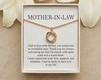 Mother in Law necklace, Mother in Law wedding gift, Mother in Law birthday gift, Mother in Law mother's day gift, future mother in law gift