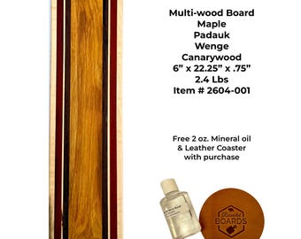 Cutting Board Multi wood Item 2604-001