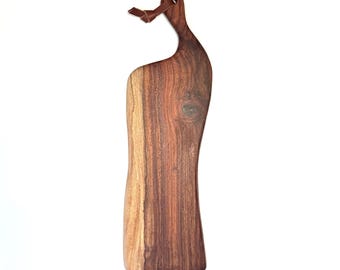 Rosewood Charcuterie Board with Handle Item # 2609ULIR022