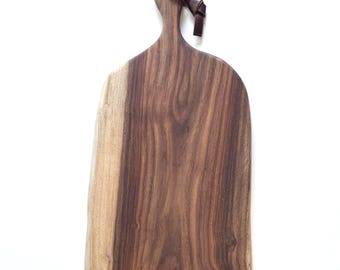 Rosewood Charcuterie Board with Handle Item # 2608ULIR093