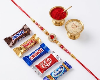 Rakhi Set for Brother | Rakhi Combo for Raksha Bandhan | Designer Rakhi for Men & Kids | Rakhi Online USA Delivery