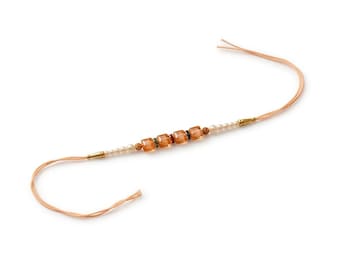 Rakhi en línea en EE. UU. / Rakhi de diseñador para hermano con Roli Chawal / Set de regalo tradicional Raksha Bandhan Rakhi / Rakhi para hombres