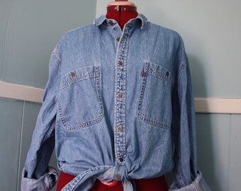 levi's classic denim work shirt