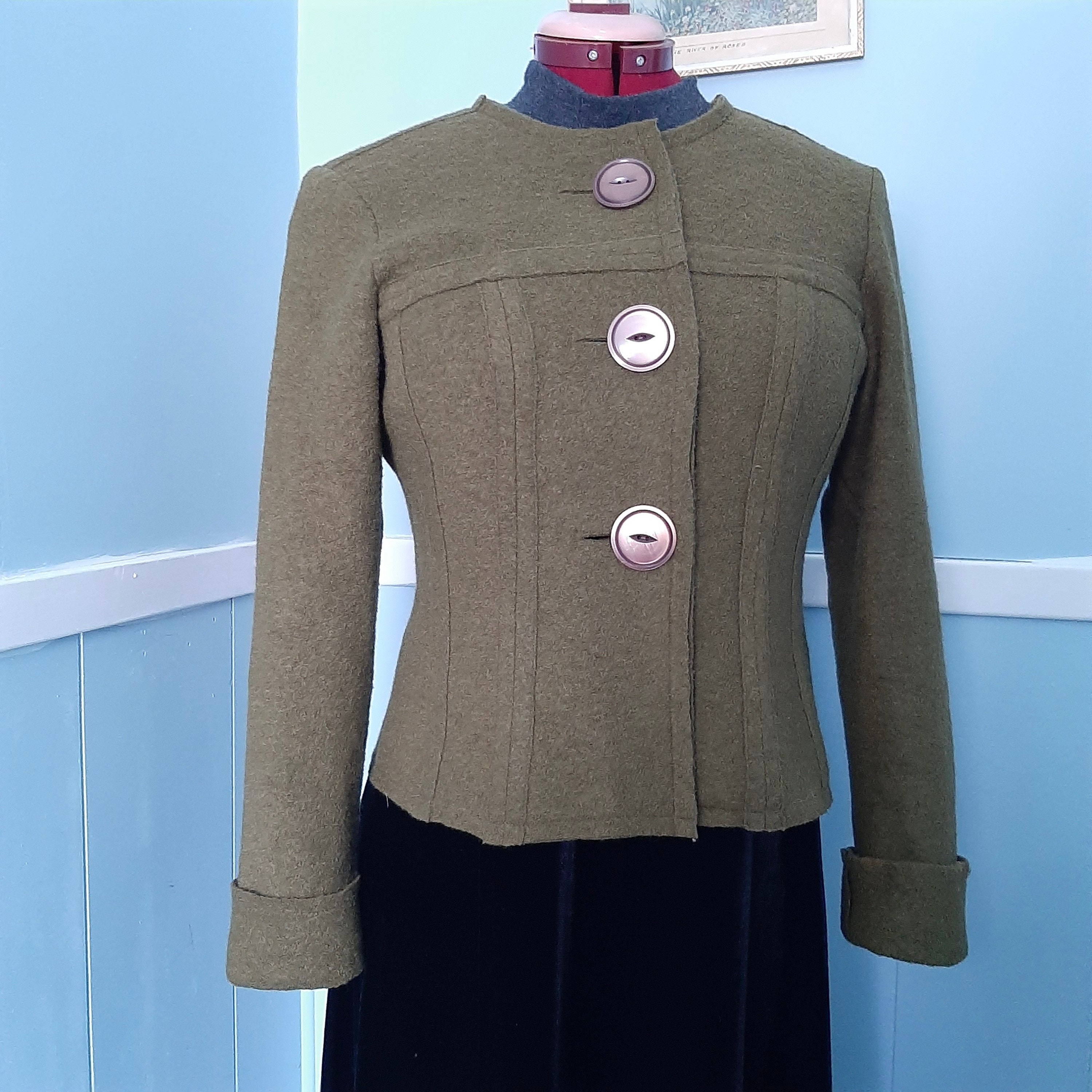 センチあり HELK : NYLON MODS COAT.MOSS GRAY ヘルク モッズコー
