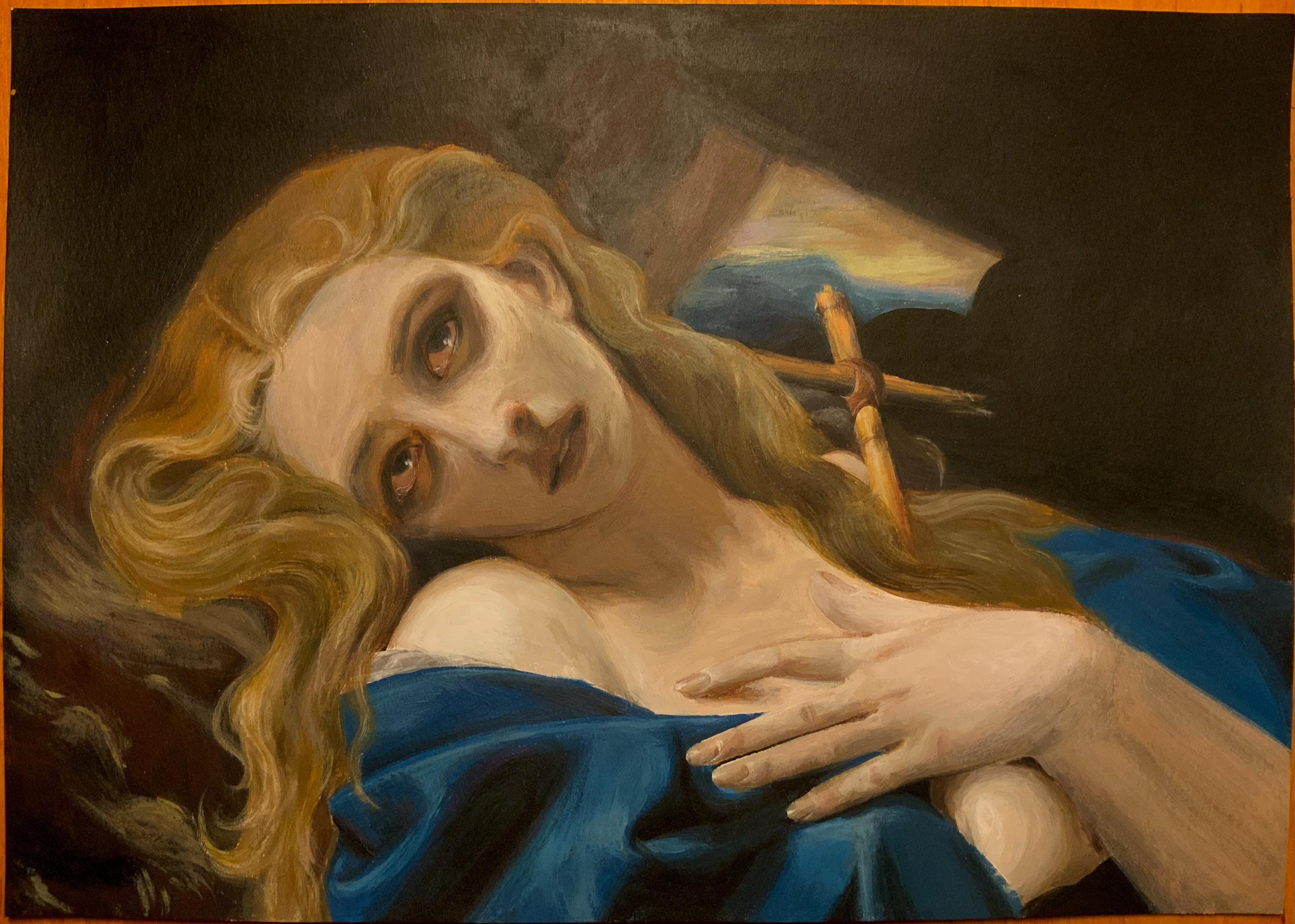 Mary Magdalene in the Cave - Etsy