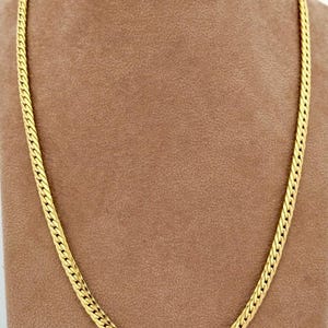 750 Italian Gold Necklace - Etsy
