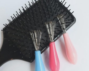 Handmade Comb Brush Cleaner Tool, Hair Cleaning Accessory, Grooming Tool Gift