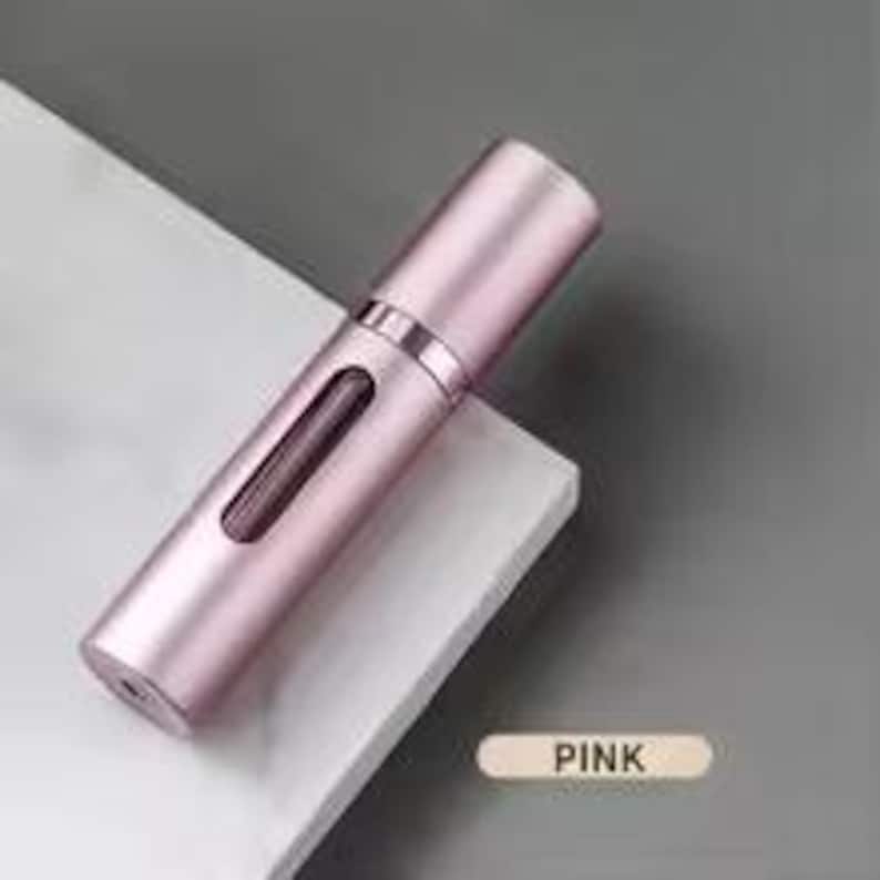 "Mini refillable perfume spray bottle for handbag travel"