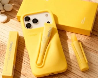 Personalized Lemontini Lip Gloss Silicone Phone Case, Custom iPhone Cover