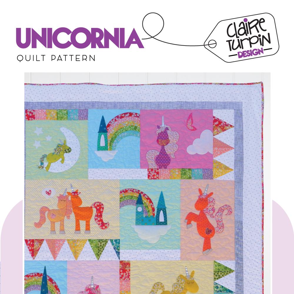 Unicornia Quilt Pattern Unicornia Quilt Pattern