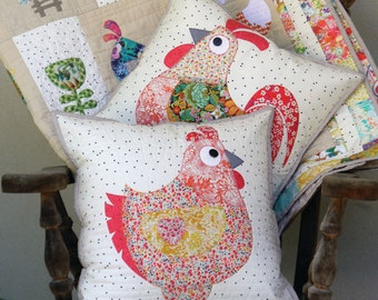 Chooks appliqué pattern PDF instant download