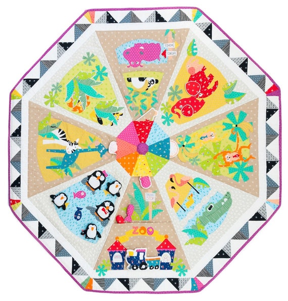 Day at the Zoo Playmat Pattern Day at the Zoo Playmat Pattern