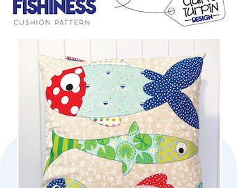 Fishiness Applique Cushion Patterns