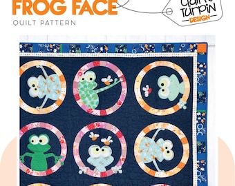 Frogface Applique Pattern